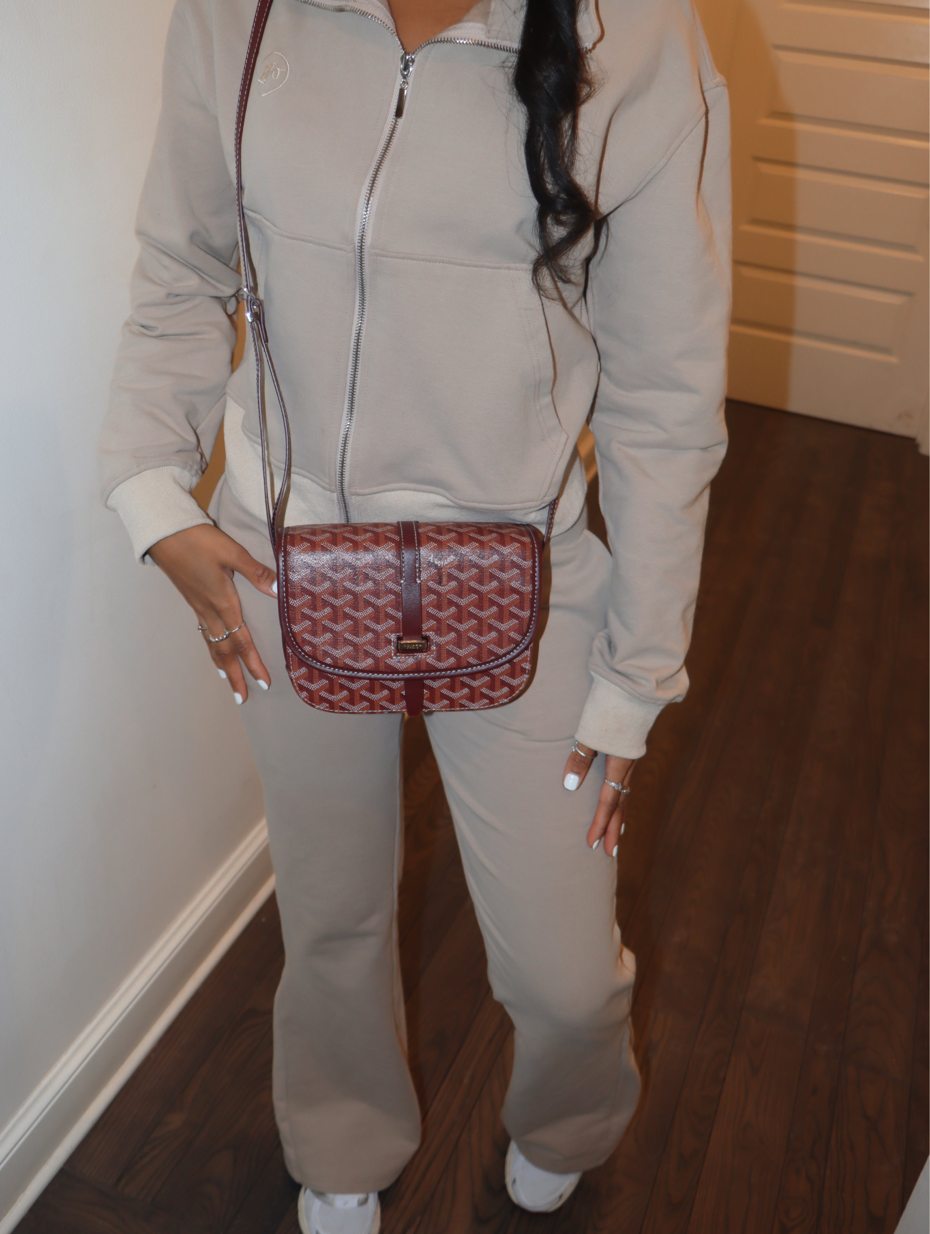 Espresso Two Piece Sweat Suit