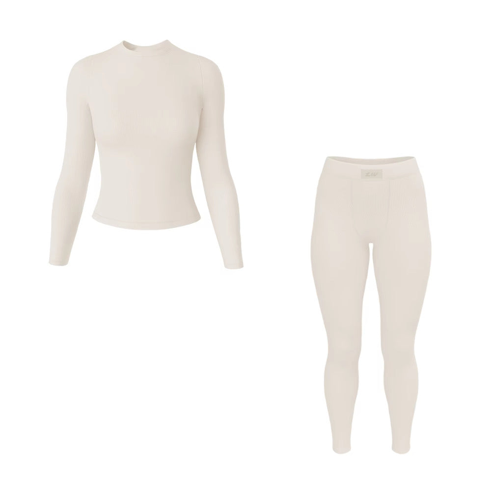Basics 2.0 Gentle Cream Long Sleeve Set